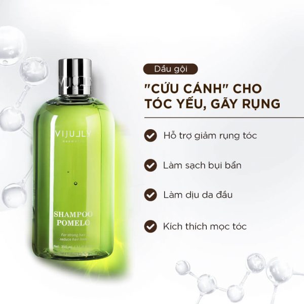 Dầu gội bưởi Vi Jully giúp giảm rụng tóc,nuôi dưỡng tóc từ sâu bên trong Dầu gội bưởi Vi Jully giúp giảm rụng tóc,nuôi dưỡng tóc từ sâu bên trong
