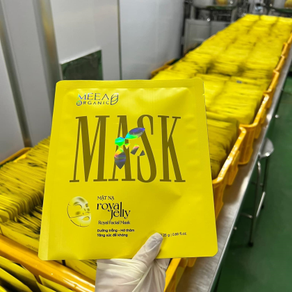 Mặt Nạ Thạch Collagen Meea Organic Màu Vàng Royal Jelly Mask Hộp 5 Miếng chính hãng Mặt Nạ Thạch Collagen Meea Organic Màu Vàng Royal Jelly Mask Hộp 5 Miếng chính hãng