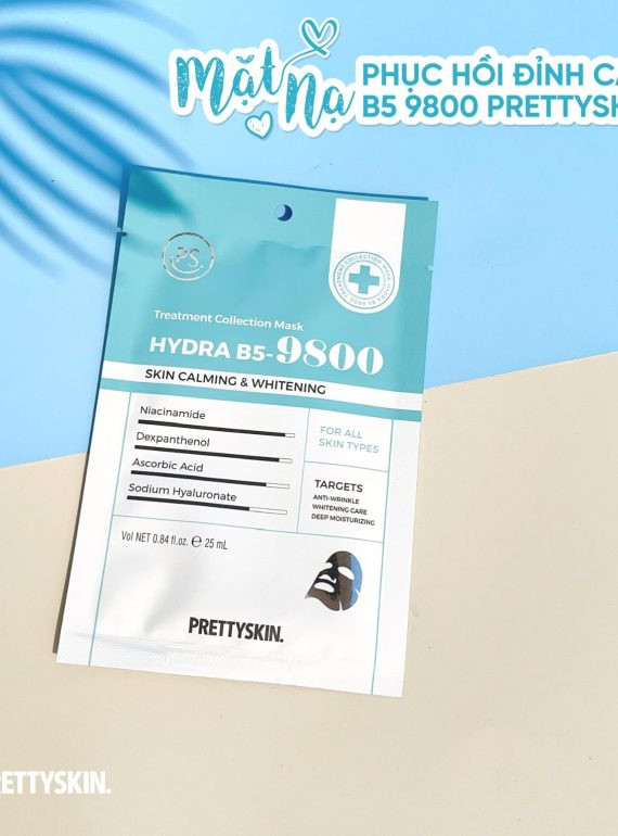 MẶT NẠ PHỤC HỒI DƯỠNG TRẮNG HYDRA B5-9800 PRETTYSKIN MẶT NẠ PHỤC HỒI DƯỠNG TRẮNG HYDRA B5-9800 PRETTYSKIN