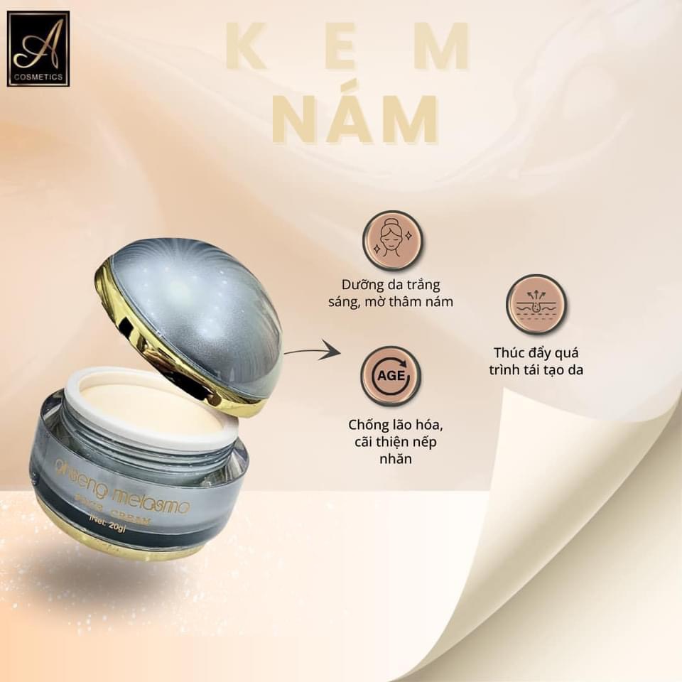 Tạm Biệt Nám Sạm Với Kem Nám Nhân Sâm Dưỡng Trắng Tạm Biệt Nám Sạm Với Kem Nám Nhân Sâm Dưỡng Trắng