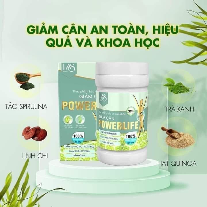 Sữa Tảo Giảm Cân Powerlife Las Beauty Giúp giảm béo giảm mỡ bụng