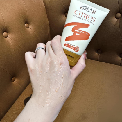 Tẩy Tế Bào Chết Face Cam Citrus Meea Organic Nouishing Scrub chính hãng Tẩy Tế Bào Chết Face Cam Citrus Meea Organic Nouishing Scrub chính hãng