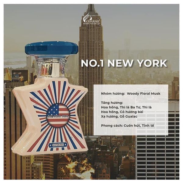 Nước Hoa Charme No.1 New York 100ml Unisex