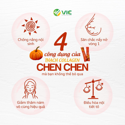 Thạch Bí Đỏ Chen Chen Vic Organic Thạch Bí Đỏ Chen Chen Vic Organic
