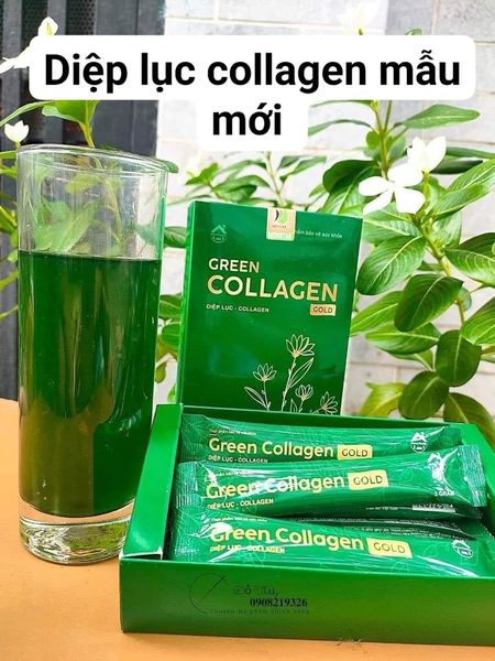 Diệp Lục Collagen Gold Hộp Lớn 30 Gói Diệp Lục Collagen Gold Hộp Lớn 30 Gói