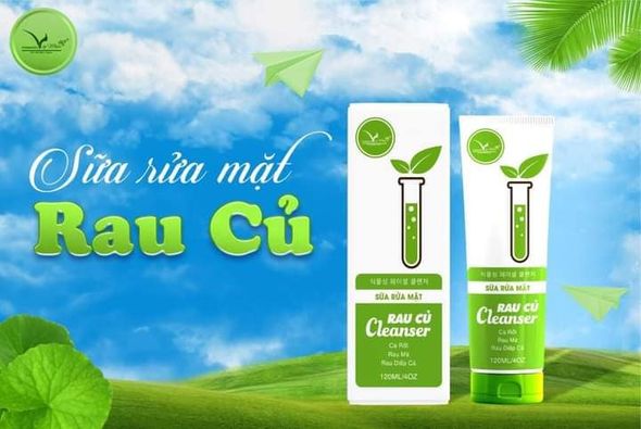 Sữa rửa mặt rau củ công nghệ Hàn Quốc của nhà Vip White Sữa rửa mặt rau củ công nghệ Hàn Quốc của nhà Vip White