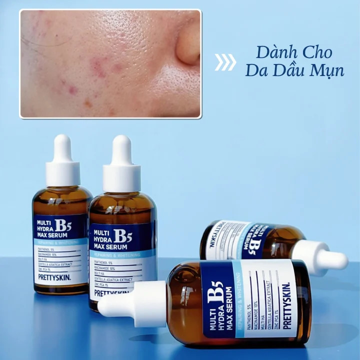 Công Dụng Tinh Chất Serum Phục Hồi Dưỡng Trắng Da Hydra B5 Max Serum Prettyskin