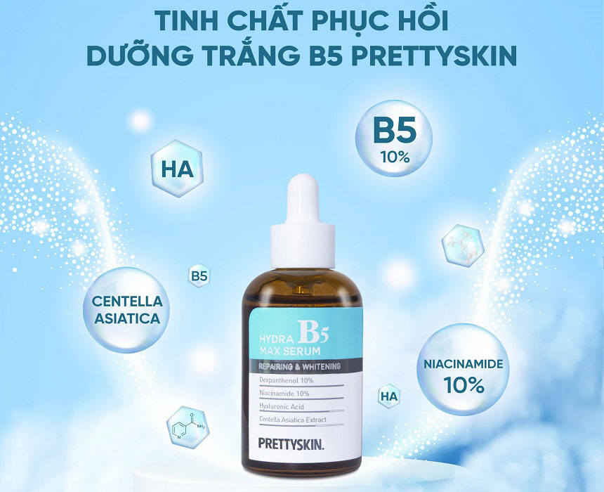 Công Dụng Tinh Chất Serum Phục Hồi Dưỡng Trắng Da Hydra B5 Max Serum Prettyskin Công Dụng Tinh Chất Serum Phục Hồi Dưỡng Trắng Da Hydra B5 Max Serum Prettyskin