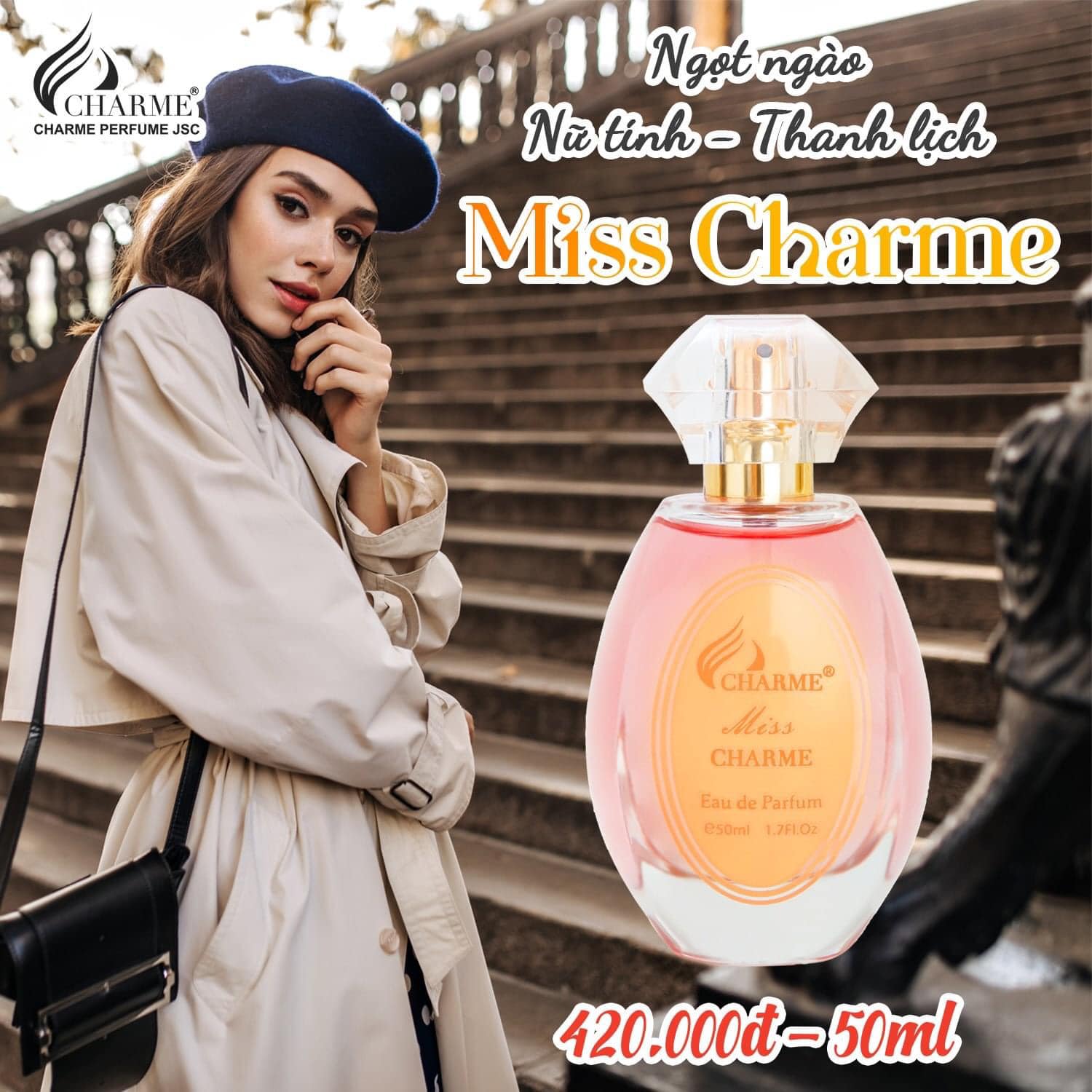 Yêu đậm sâu thơm lâu là sẽ nhớ nước hoa Charme Miss Charme Yêu đậm sâu thơm lâu là sẽ nhớ nước hoa Charme Miss Charme