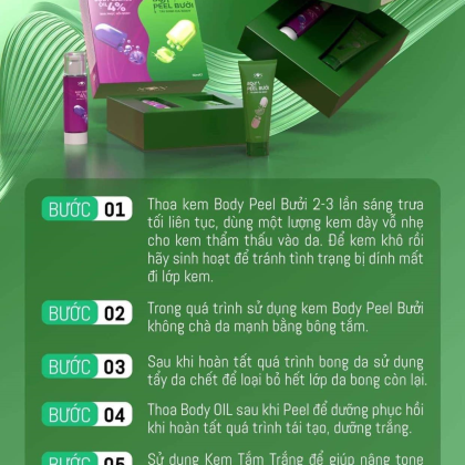 Combo Kem Body Peel Bưởi Son Group Trị thâm mông nách gối cùi chỏ tay... Combo Kem Body Peel Bưởi Son Group Trị thâm mông nách gối cùi chỏ tay...