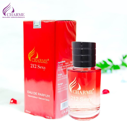 Nước hoa Charme 212 Sexy Đây là một mùi hương gợi cảm, ấm áp, lấy cảm hứng từ phương Đông