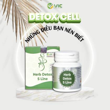Viên Xơ Detox Cell Thảo Mộc Thiên Nhiên Herb Detox S Line VIC với rất nhiều công dụng Viên Xơ Detox Cell Thảo Mộc Thiên Nhiên Herb Detox S Line VIC với rất nhiều công dụng