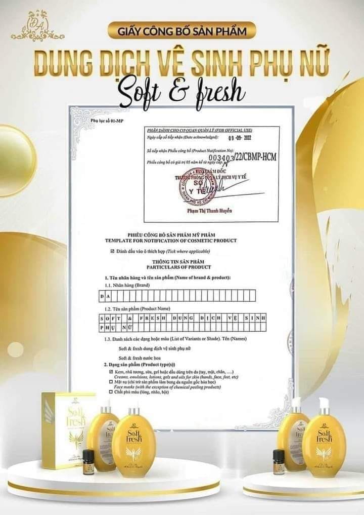 Dung Dịch Vệ Sinh Phụ Nữ Soft Fresh Mỹ Phẩm Đông Anh Collagen X3 Dung Dịch Vệ Sinh Phụ Nữ Soft Fresh Mỹ Phẩm Đông Anh Collagen X3