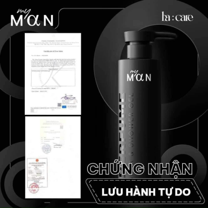 Dầu gội & Sữa tắm hương nước hoa 5in1 My Man Hair & Shower GeL Dầu gội & Sữa tắm hương nước hoa 5in1 My Man Hair & Shower GeL