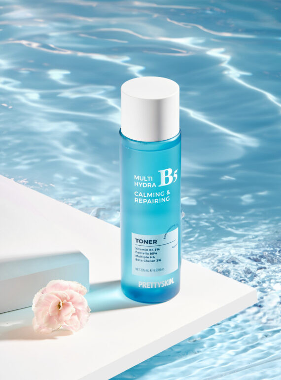 Nước Hoa Hồng Phục Hồi Dưỡng Trắng PrettySkin Multi Hydra B5 Calming & Repairing Tone