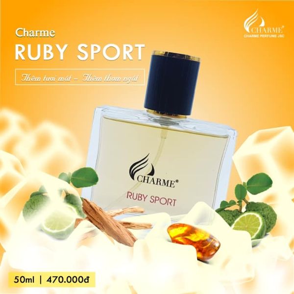 Nước Hoa Nam Charme Ruby Sport Mang lại cho bạn sự sảng khóai, khỏe khoắn, gợi cảm Nước Hoa Nam Charme Ruby Sport Mang lại cho bạn sự sảng khóai, khỏe khoắn, gợi cảm