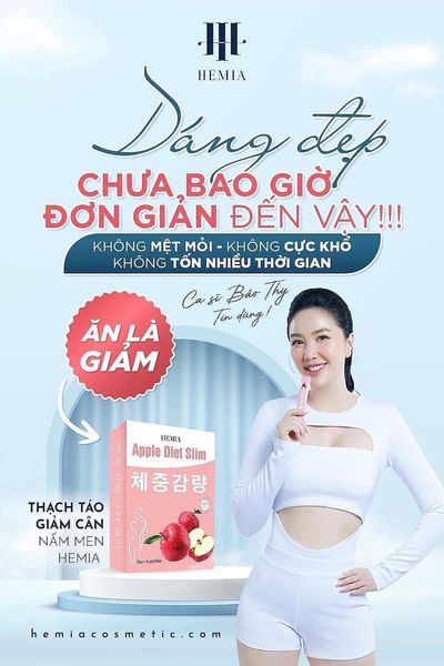 Béo mấy cũng giảm được đó chính là lời tuyên bố của thạch táo giảm cân Hemia Béo mấy cũng giảm được đó chính là lời tuyên bố của thạch táo giảm cân Hemia