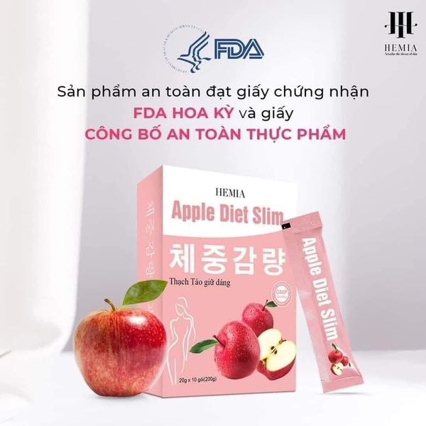 Béo mấy cũng giảm được đó chính là lời tuyên bố của thạch táo giảm cân Hemia Béo mấy cũng giảm được đó chính là lời tuyên bố của thạch táo giảm cân Hemia