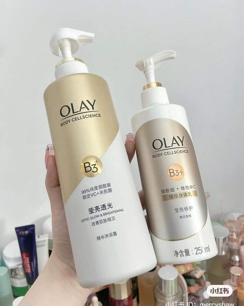 Sữa Tắm Trắng Da Olay B3 Vitamin C Bản Trung Tắm lên cái mà da trắng sáng ẩm mịn mê gì đâu