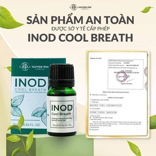 Hơi thở thơm mát tự tin mở lời Serum Inod Cool Breath Hơi thở thơm mát tự tin mở lời Serum Inod Cool Breath
