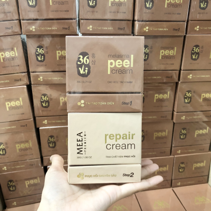 Combo Peel Da Tảo Sâm Đông Y 36 Vị + Kem Phục Hồi Da Ha 36 Vị MeeA Origin Combo Peel Da Tảo Sâm Đông Y 36 Vị + Kem Phục Hồi Da Ha 36 Vị MeeA Origin