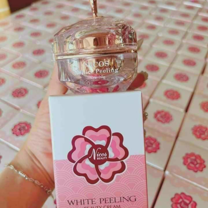 kem face peel da Nicos Cải thiện kết cấu da, đem lại sắc da mịn màn trắng sáng. kem face peel da Nicos Cải thiện kết cấu da, đem lại sắc da mịn màn trắng sáng.