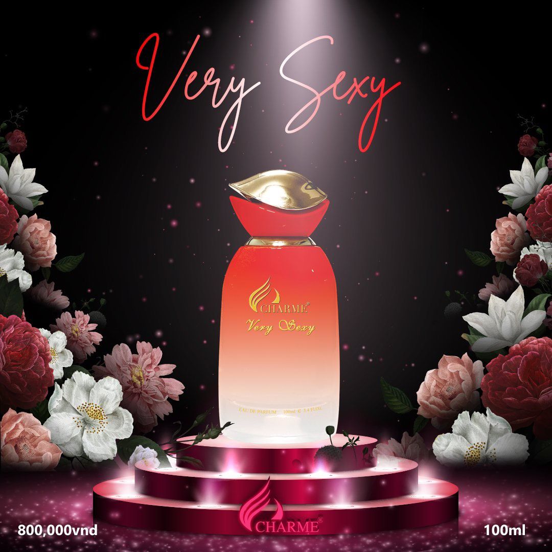 Nước hoa nữ Charme Very Sexy 100ml Lấy cảm hứng từ sự kết hợp các hương hoa yêu thích Nước hoa nữ Charme Very Sexy 100ml Lấy cảm hứng từ sự kết hợp các hương hoa yêu thích