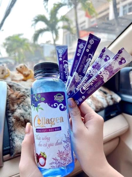 Collagen Măng Cụt Đậu Biếc Zenpali Cốm Uống Đẹp Da Collagen Măng Cụt Đậu Biếc Zenpali Cốm Uống Đẹp Da