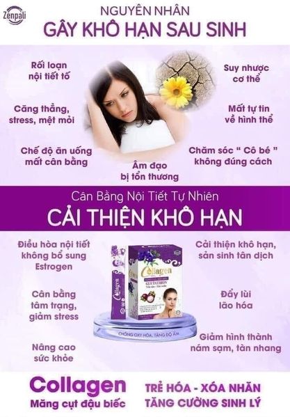 Collagen Măng Cụt Đậu Biếc Zenpali Cốm Uống Đẹp Da Collagen Măng Cụt Đậu Biếc Zenpali Cốm Uống Đẹp Da