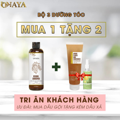 Dầu Gội Cao Thảo Dược Onaya Giải quyết vấn đề về tóc Dầu Gội Cao Thảo Dược Onaya Giải quyết vấn đề về tóc