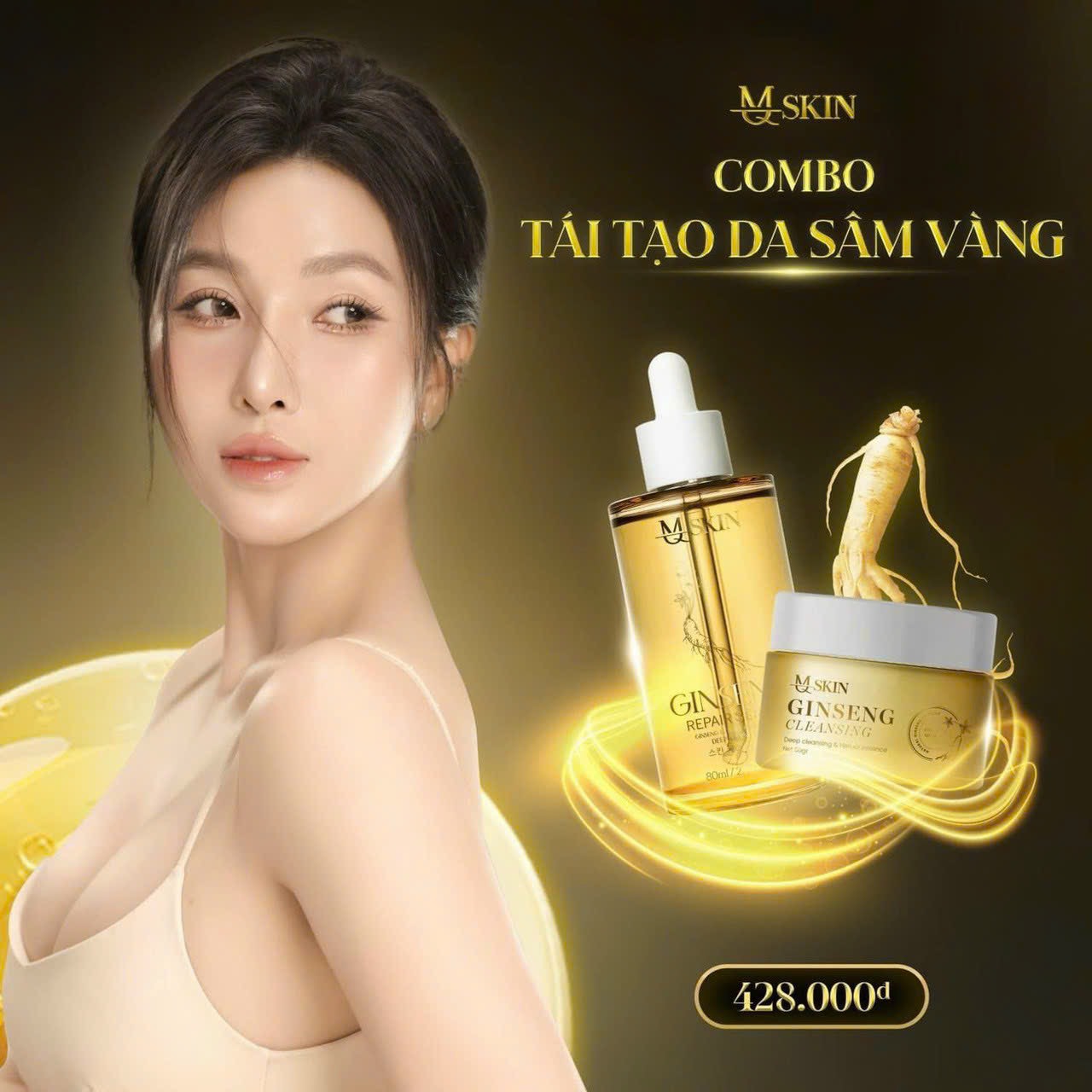 Tái sinh nhan sắc giữ gìn nét xuân với tái tạo da Nhân Sâm Vàng thế hệ mới MQ Skin Tái sinh nhan sắc giữ gìn nét xuân với tái tạo da Nhân Sâm Vàng thế hệ mới MQ Skin