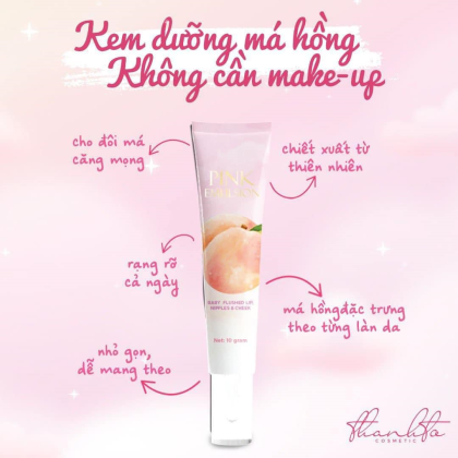 Kem Dưỡng Má Hồng Thanh Tô Cosmetics Pink Emulsion chính hãng Kem Dưỡng Má Hồng Thanh Tô Cosmetics Pink Emulsion chính hãng