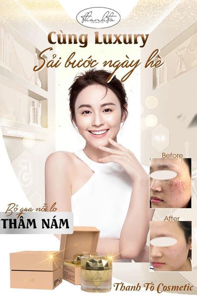 Kem Face Giảm Nám Jiuhe Luxury Thanh Tô Cosmetics Bạn đồng hành cùng làn da của bạn