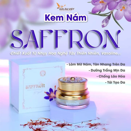 Kem Face Giảm Nám Saffron Napoli Hải Âu Việt Kem Face Giảm Nám Saffron Napoli Hải Âu Việt