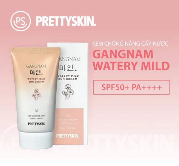 kem chống nắng Pretty Skin Gangnam Watery Mild Sun Cream kem chống nắng Pretty Skin Gangnam Watery Mild Sun Cream