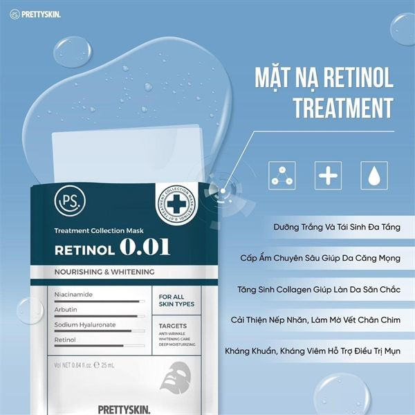 Pretty Skin Treatment Collection Mask Retinol 0.01 Pretty Skin Treatment Collection Mask Retinol 0.01