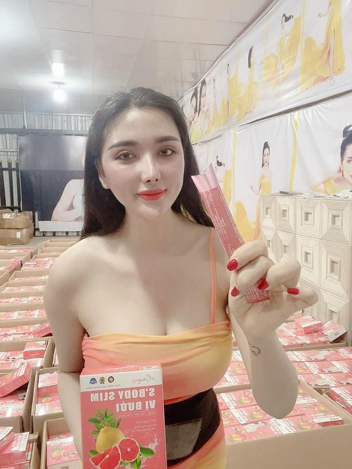 Thạch Bưởi Hồng Giảm Cân S'body Slim Ncollagen