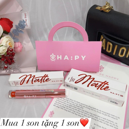 Son happy Siêu Lì Hapy Matte Lipcream Son happy Siêu Lì Hapy Matte Lipcream