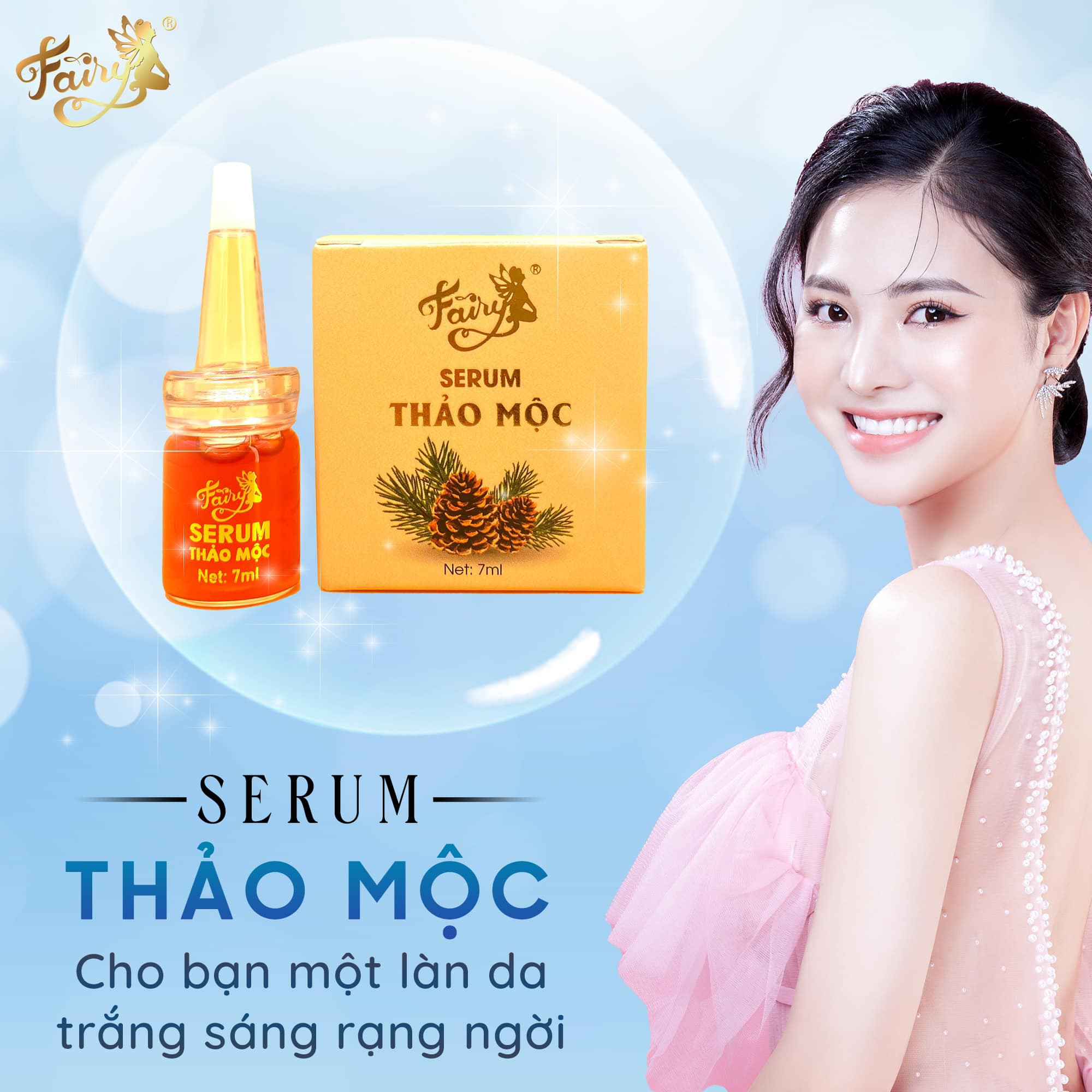 Serum thảo mộc Fairy mini 7ml với tinh chất phục hồi các tế bào da sâu từ bên trong Serum thảo mộc Fairy mini 7ml với tinh chất phục hồi các tế bào da sâu từ bên trong