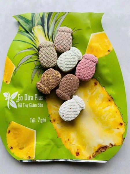 Kẹo dứa giảm cân VIC Plus 7 vị Kẹo dứa giảm cân VIC Plus 7 vị