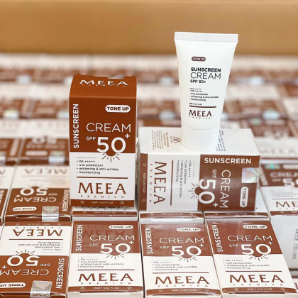 kem chống nắng nâng tôn Meea Organic kem chống nắng nâng tôn Meea Organic
