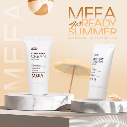 kem chống nắng nâng tôn Meea Organic kem chống nắng nâng tôn Meea Organic
