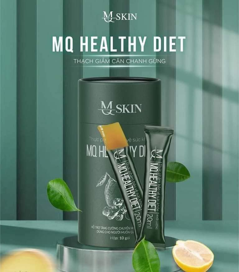 Thạch Giảm Cân Chanh Gừng MQ Skin Healthy Diet đừng nhịn ăn hãy ăn ngon mà vẫn giảm cân hiệu quả Thạch Giảm Cân Chanh Gừng MQ Skin Healthy Diet đừng nhịn ăn hãy ăn ngon mà vẫn giảm cân hiệu quả