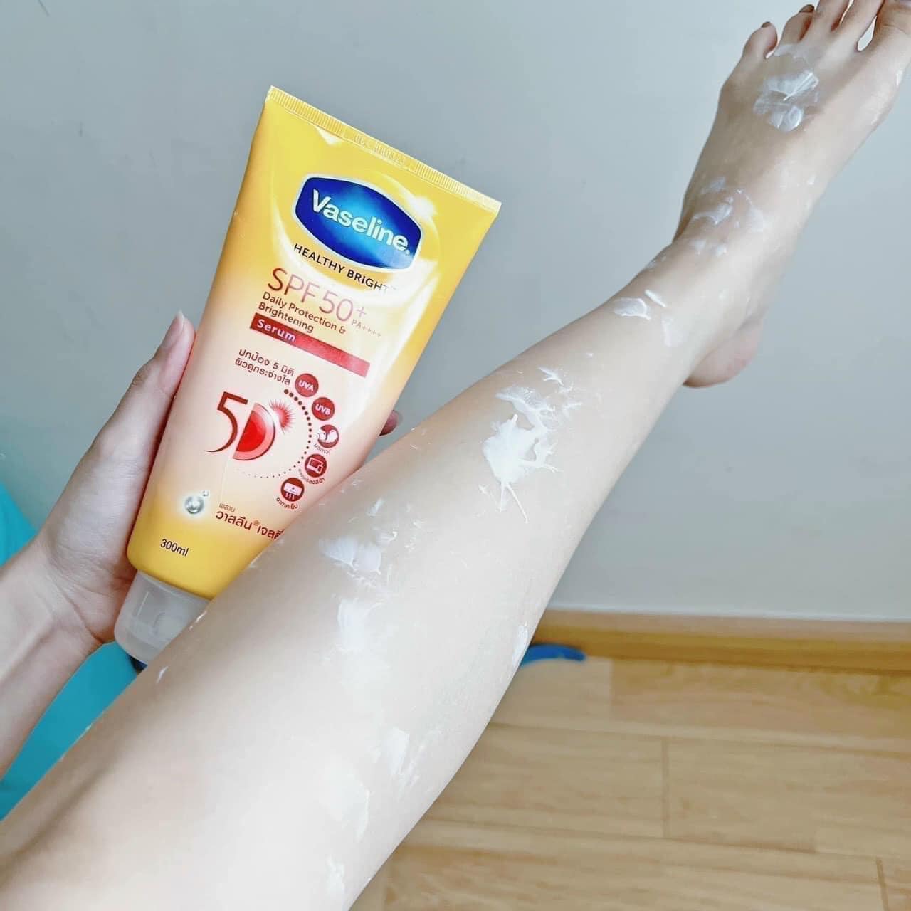 Sữa Dưỡng Thể Vaseline Healthy Bright Spf 50+ Daily chống nắng sáng da Sữa Dưỡng Thể Vaseline Healthy Bright Spf 50+ Daily chống nắng sáng da