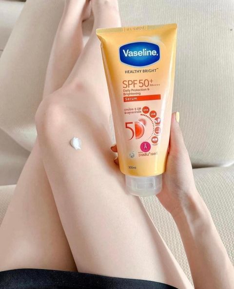 Sữa Dưỡng Thể Vaseline Healthy Bright Spf 50+ Daily chống nắng sáng da Sữa Dưỡng Thể Vaseline Healthy Bright Spf 50+ Daily chống nắng sáng da
