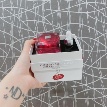Combo Lựu Đỏ Kem Nám Melasma Và Serum Giảm Nám MD Beauty chính hãng Combo Lựu Đỏ Kem Nám Melasma Và Serum Giảm Nám MD Beauty chính hãng
