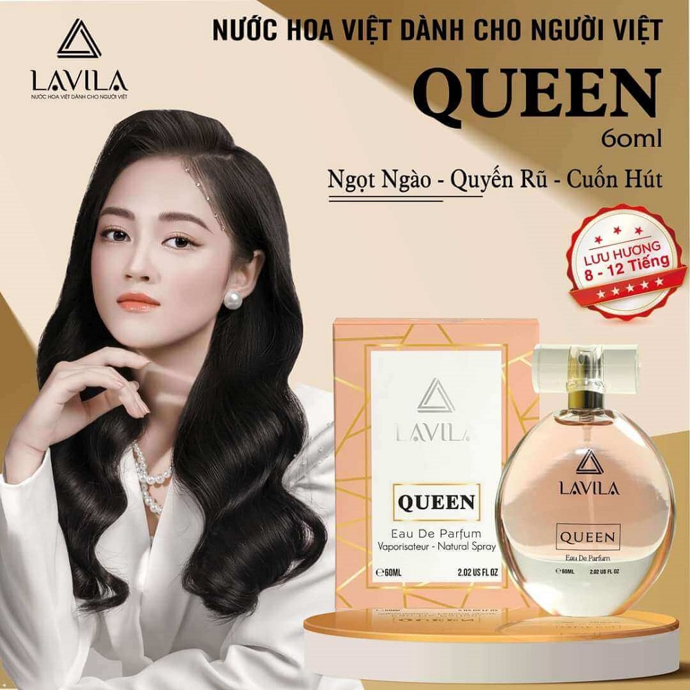 Nước hoa LAVILA Queen phong cách ngọt ngào quyến rũ cuốn hút Nước hoa LAVILA Queen phong cách ngọt ngào quyến rũ cuốn hút