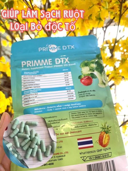 Viên Detox Primme trái cây đang làm mưa làm gió trên thị trường thái lan Viên Detox Primme trái cây đang làm mưa làm gió trên thị trường thái lan