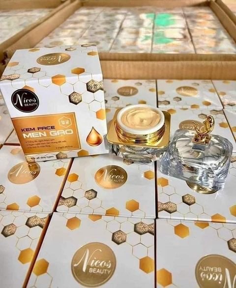 Kem Face Men Gạo Nicos Beauty một sản phẩm thuộc thương hiệu Nicos Beauty Kem Face Men Gạo Nicos Beauty một sản phẩm thuộc thương hiệu Nicos Beauty