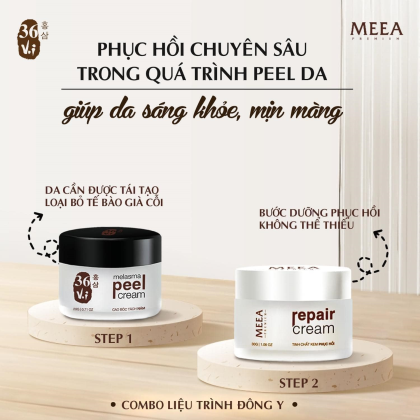Combo Peel Da Tảo Sâm Đông Y 36 Vị và Kem Phục Hồi Da Ha 36 Vị MeeA Origin Combo Peel Da Tảo Sâm Đông Y 36 Vị và Kem Phục Hồi Da Ha 36 Vị MeeA Origin